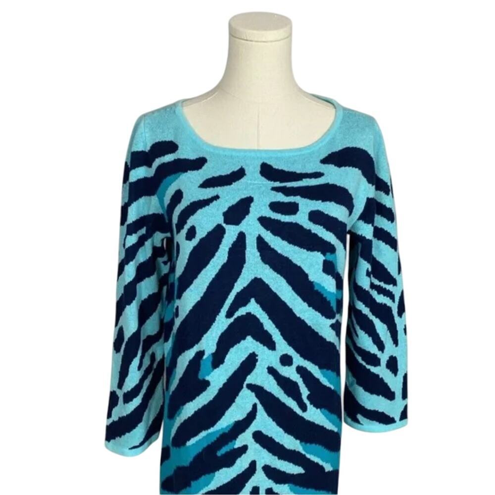 Lilly Pulitzer Polly Animal Print Sweater Dress Women's Size Small - Picture 7 of 12